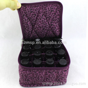 Dram essential oil bottle travel bag for 16 bottles of 10ml and 15ml